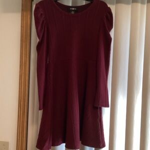 Amy Byer Burgundy Kids Dress